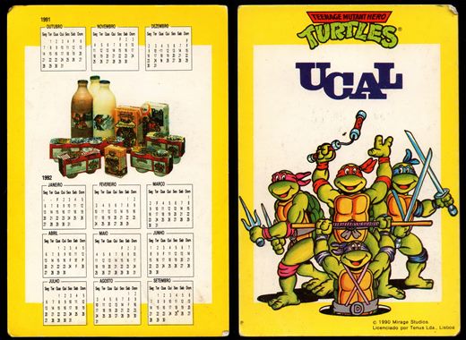 Ucal - Turtles Teenage Mutant Hero-1991