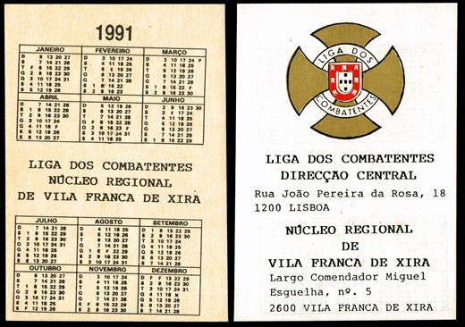 Liga dos Combatentes Nucleo Regional de Vila Franca de Xira 1991