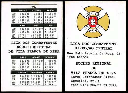 Liga dos Combatentes Nucleo Regional de Vila Franca de Xira 1992