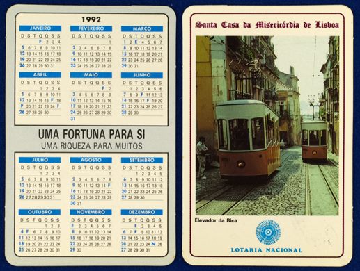 Lotaria Nacional - Elevador da Bica