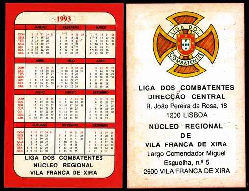 Liga dos Combatentes Nucleo Regional de Vila Franca de Xira 1993