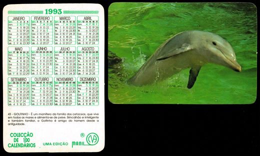 Manil - Coleccao de 100 calendarios 043 1993