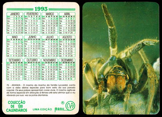 Manil - Coleccao de 100 calendarios 075 1993
