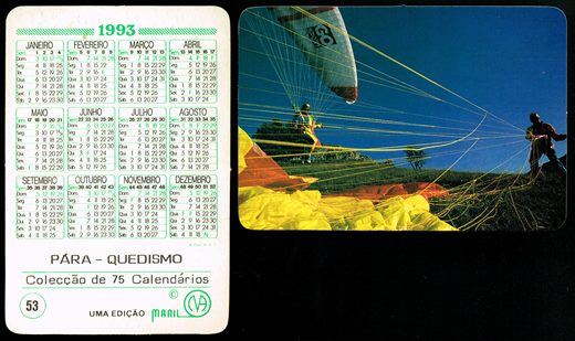 Mavil 53 - Para-quedismo 1993