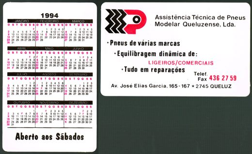 Assistencia Tecnica de Pneus Modelar Queluzense 1994