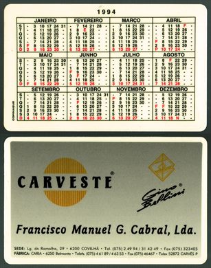 Carveste de Francisco Manuel G. Cabral-1994