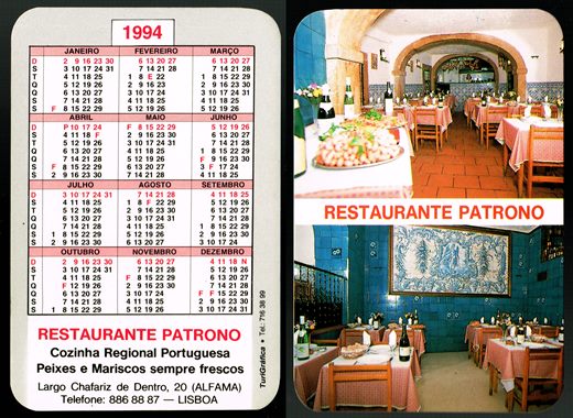Restaurante Patrono-1994