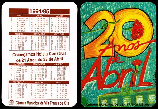 Camara Municipal de Vila Franca de Xira - 20 anos de Abril 1994-1995