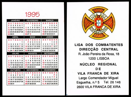 Liga dos Combatentes Nucleo Regional de Vila Franca de Xira 1995