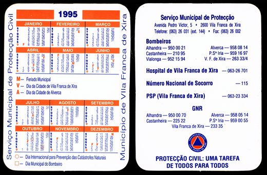 Servico Municiopal de Protecao Civil de Vila Franca de Xira 1995