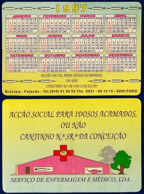 Accao Social para Idosos Acamados ou Nao Cantinho Na.Sra. da Conceicao 1997