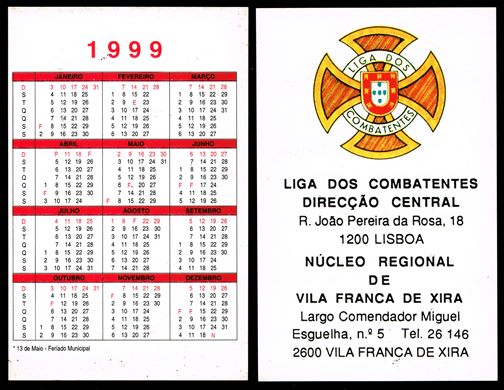 Liga dos Combatentes Nucleo Regional de Vila Franca de Xira 1999