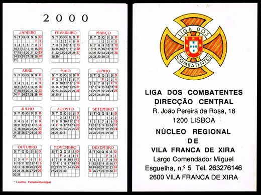 Liga dos Combatentes Nucleo Regional de Vila Franca de Xira 2000