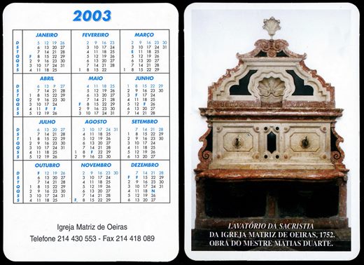 Igreja Matriz de Oeiras 2003