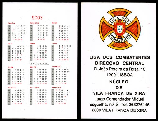 Liga dos Combatentes Nucleo Regional de Vila Franca de Xira 2003