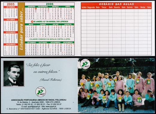 APARF Associacao Portuguesa Amigos de Raoul Follereau 2005-2006