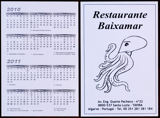 Restaurante Baixamar 2 2010-2011