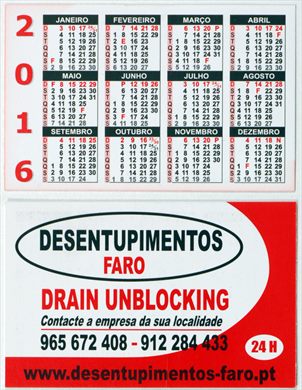 Desentupimentos Faro 2016