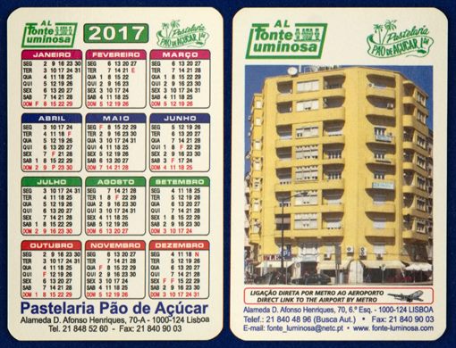 Pastelaria Pao de Acucar - Al Fonte Luminosa 2017