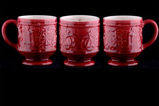 Caneca - Amarra ancora lanterna e roda-de-leme