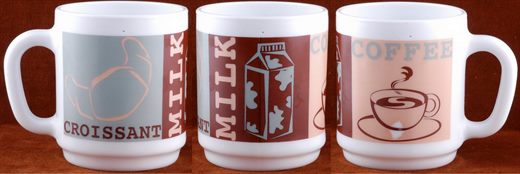 Caneca - Croissant Milk Coffee