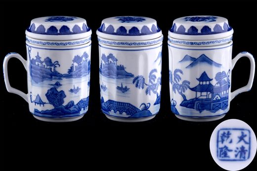 sem nome - ceramica - Paisagem campestre-China