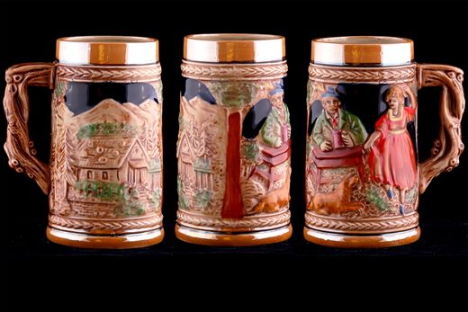 Caneca - Humano - Relevo-figuras humanas