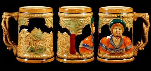 Caneca - Humano - Relevo-figuras humanas