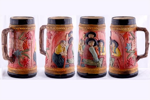 Caneca - Humano - Relevo-figuras humanas