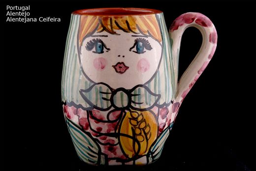 Caneca - Humano - Portugal Alentejo Alentejana Ceifeira