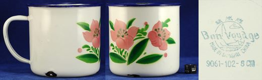 Caneca em esmalte S061-102-8 CM (Bon Voyage)