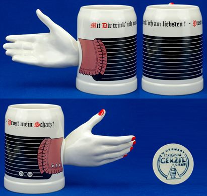 Caneca com mao