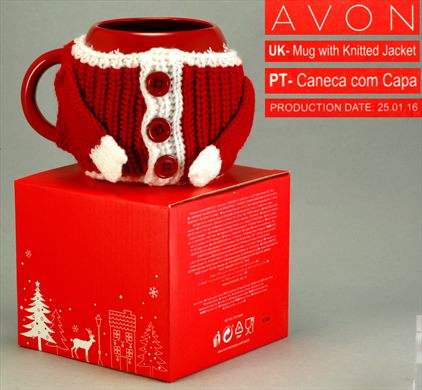 AVON caneca com capa