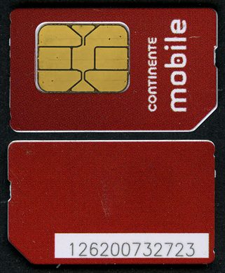 Continente mobile cell card