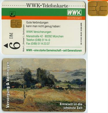 WWK Versicherungen 6DM 1993-09