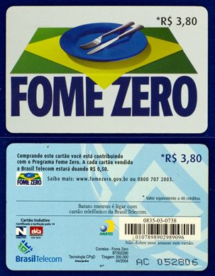 Brasil Telecom - Correios - Fome Zero 2004-04