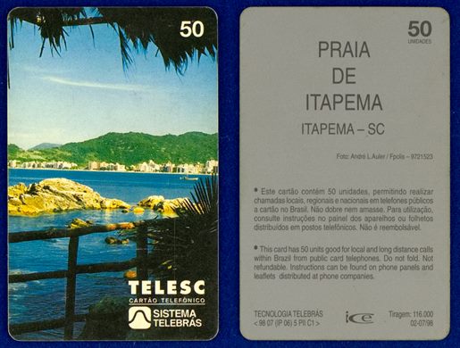 Sistema Telebras - Praia de Itapema