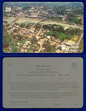 Telebras - Series Capitais Brasileiras 20 1996-01