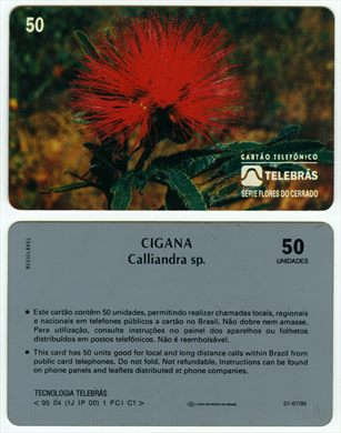 Telebras - Serie Flores do Cerrado 50 unidades 1995-07