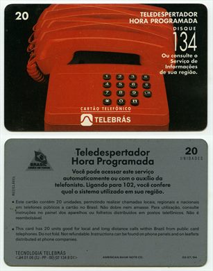 Telebras 20 unidades 1994-07