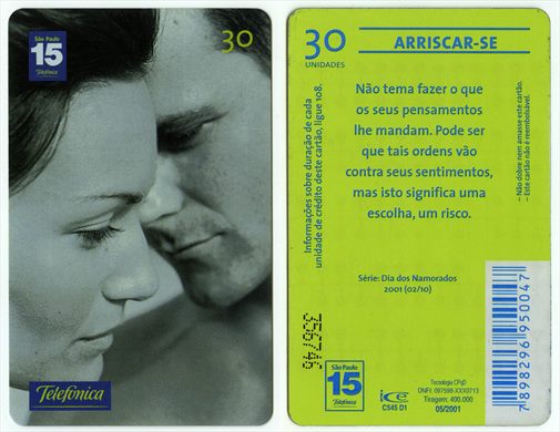 Telefonica Serie Dia dos Namorados 2001 02-10 30 unidades 2001-05