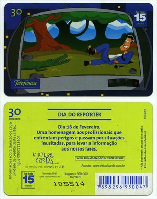 Telefonica Serie Dia do Reporter 2002 02-02 30 unidades 2002-02