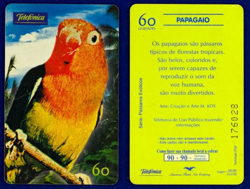 Telefonica Serie Passaros Exoticos