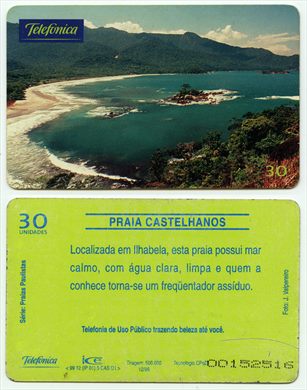 Telefonica Serie Praias Paulistas 30 unidades 1999-12 2