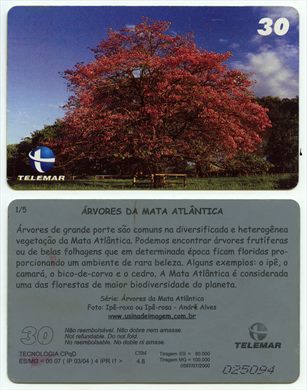 Telemar Serie Arvores da Mata Atlantica 1-5 30 2000-07