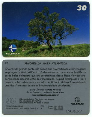 Telemar Serie Arvores da Mata Atlantica 3-5 30 2000-07
