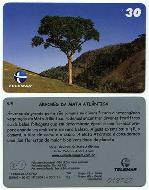 Telemar Serie Arvores da Mata Atlantica 5-5 30 2000-07