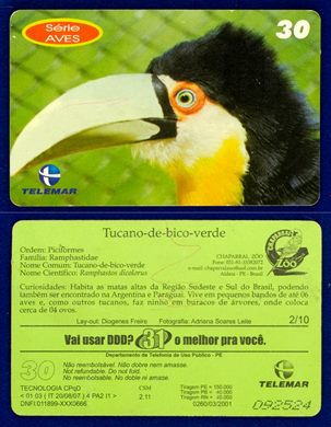 Telemar Serie Aves 2-10
