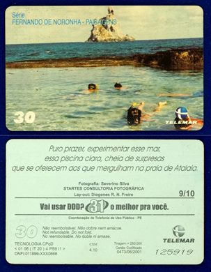 Telemar Serie Fernando de Noronha Paisagens 9-10
