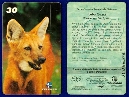 Telemar Serie Grandes Animais da Natureza 06-10